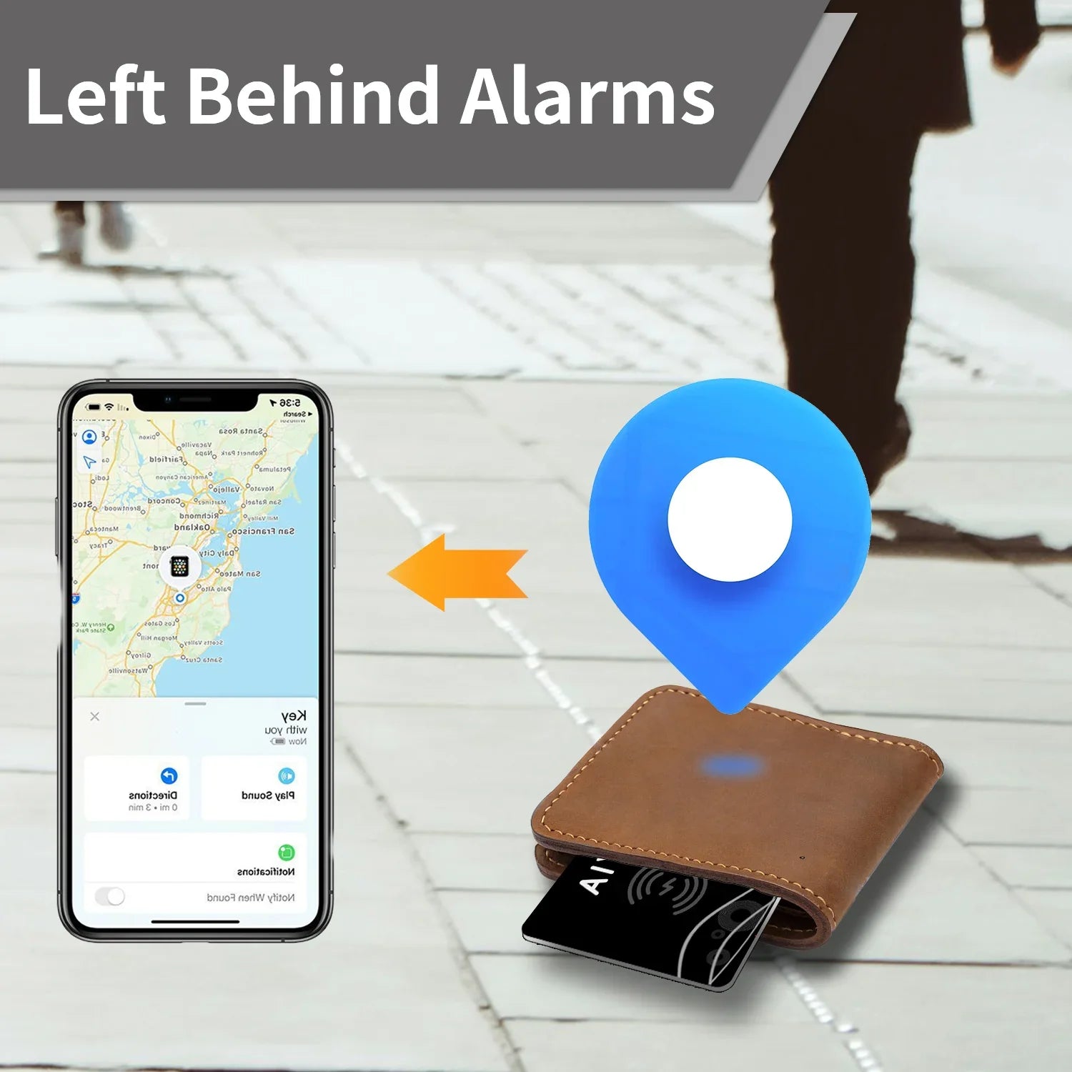 Smart Wallet Tracker with Charging