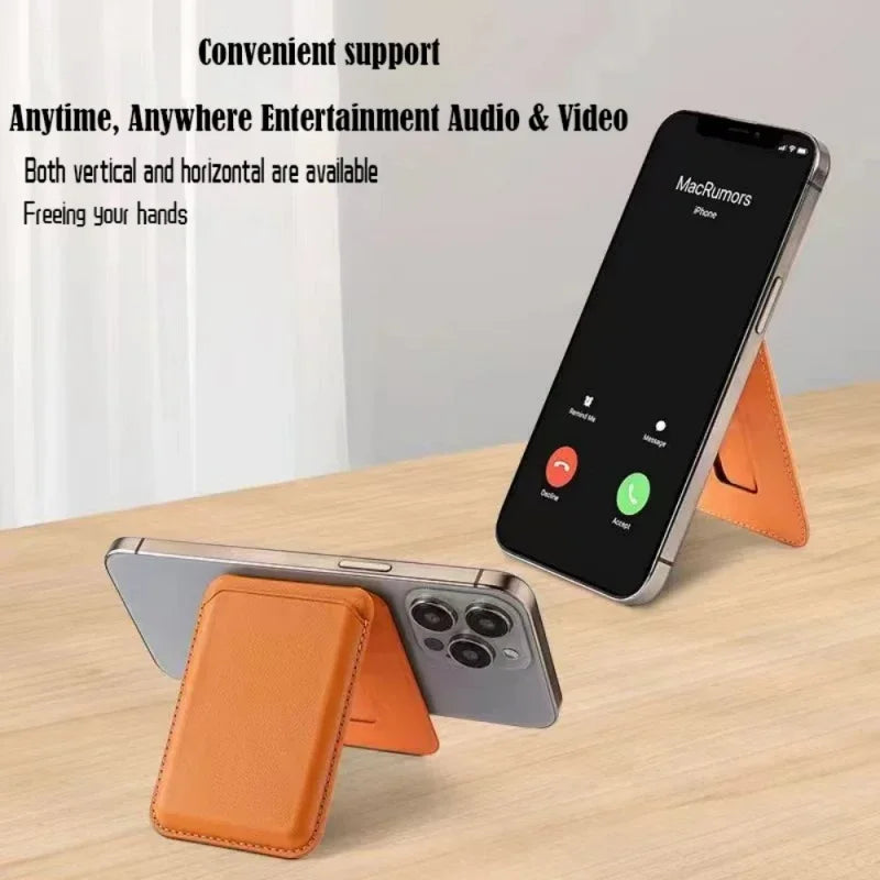 Magnetic Wallet with Stand